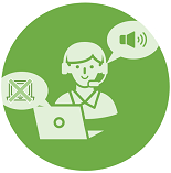 音声認識によりキーボードに触れずに検索